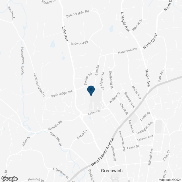 Map showing location of Greenwich
